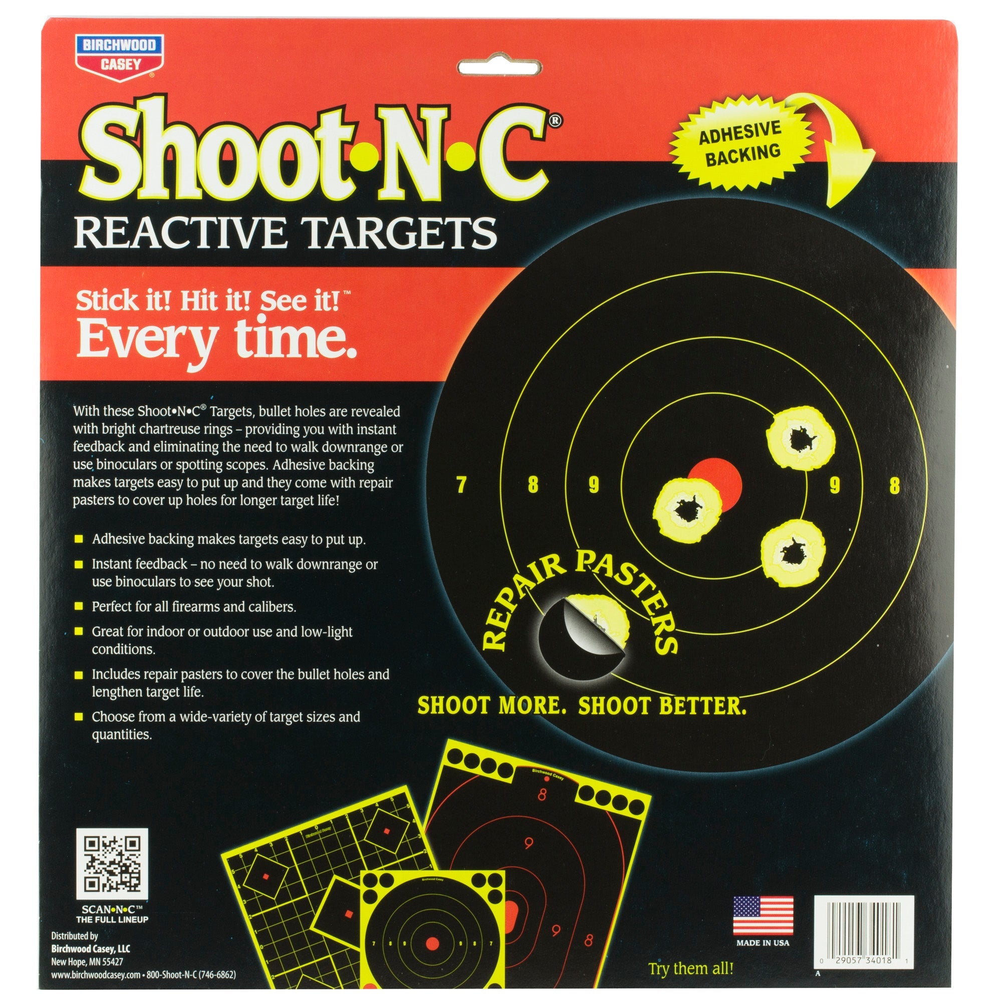 B/C SHT - N - C VARIETY PACK 50 TARGETS - Get Tight Gear