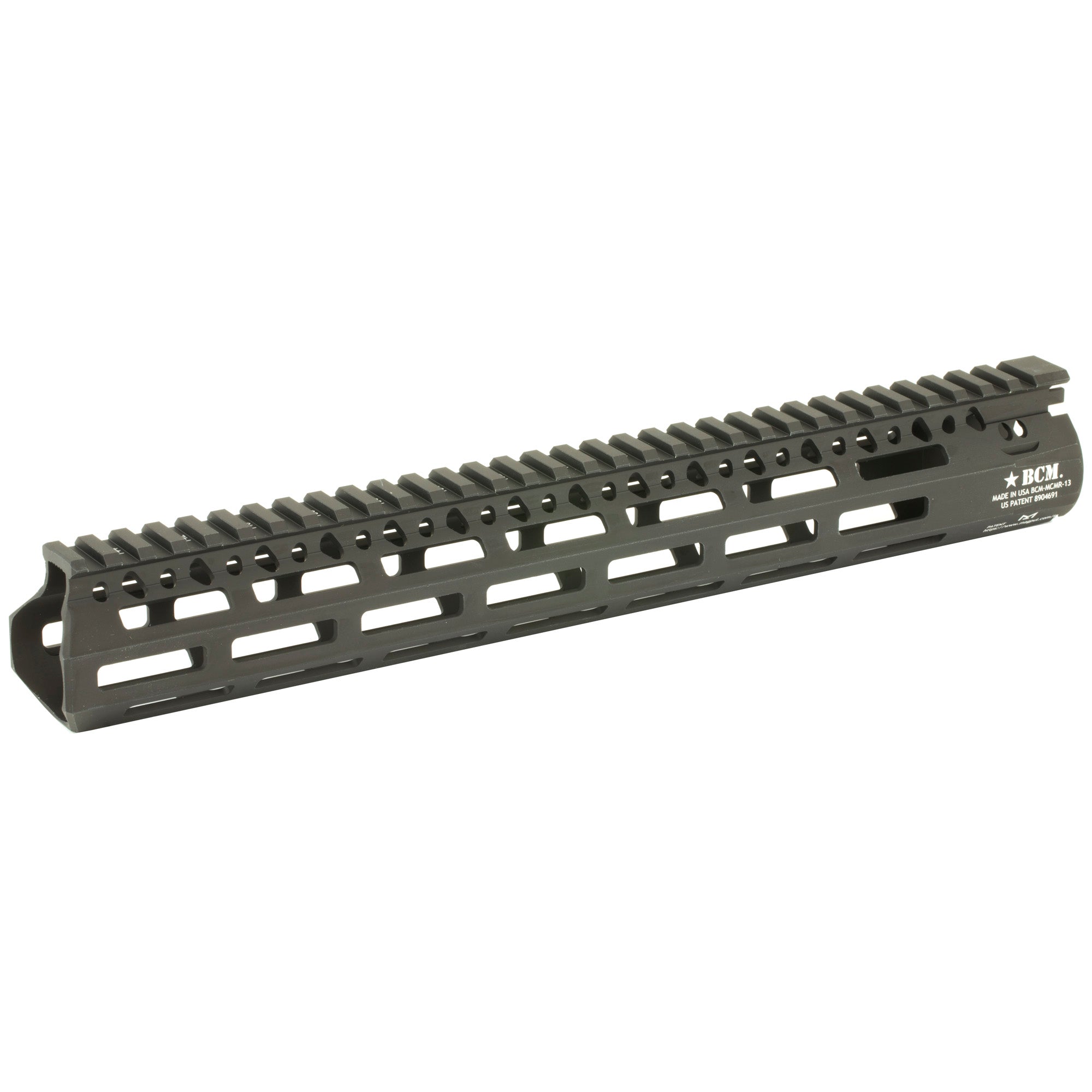 BCM GUNFTR MCMR RAIL 556 13 BLK MLK - Get Tight Gear