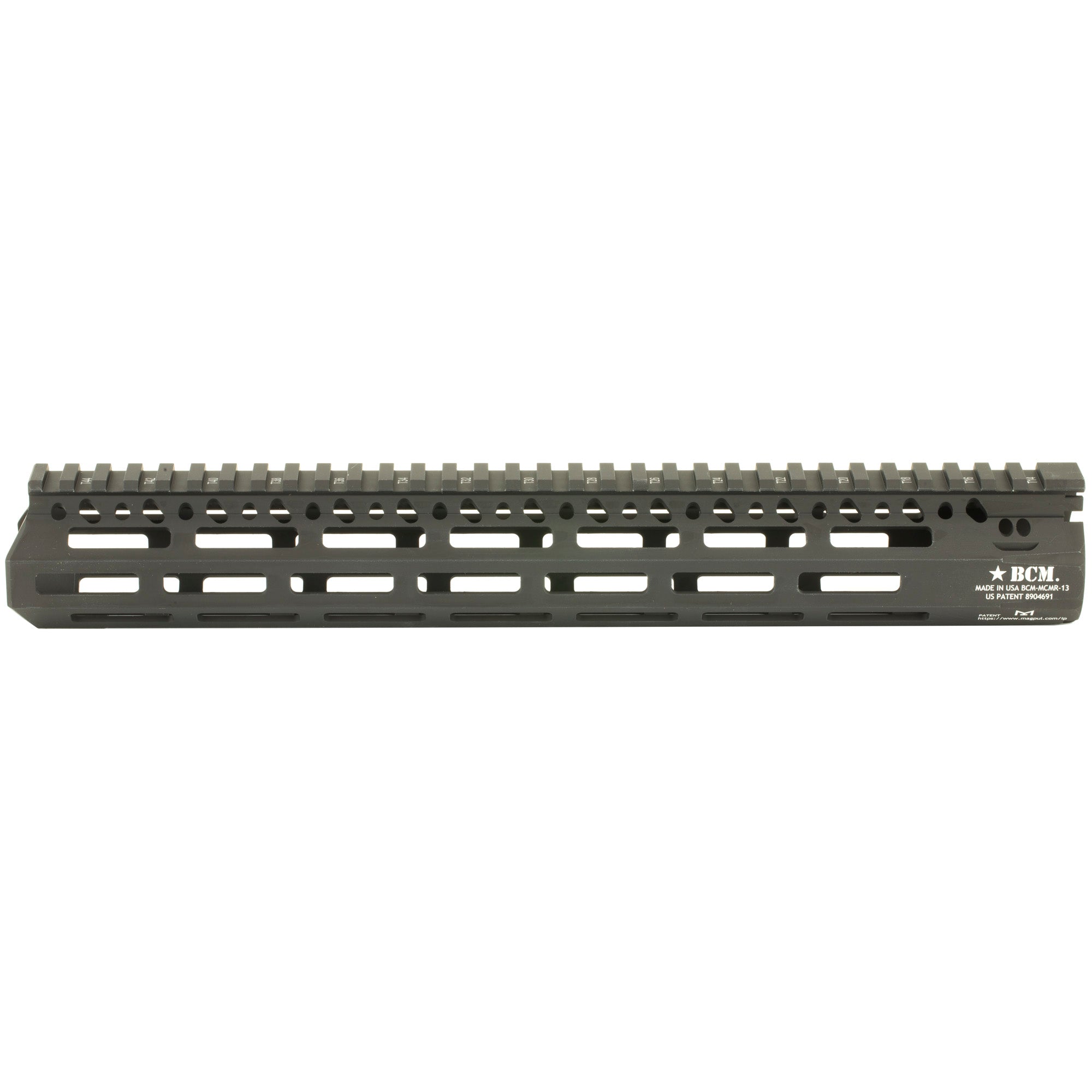 BCM GUNFTR MCMR RAIL 556 13 BLK MLK - Get Tight Gear