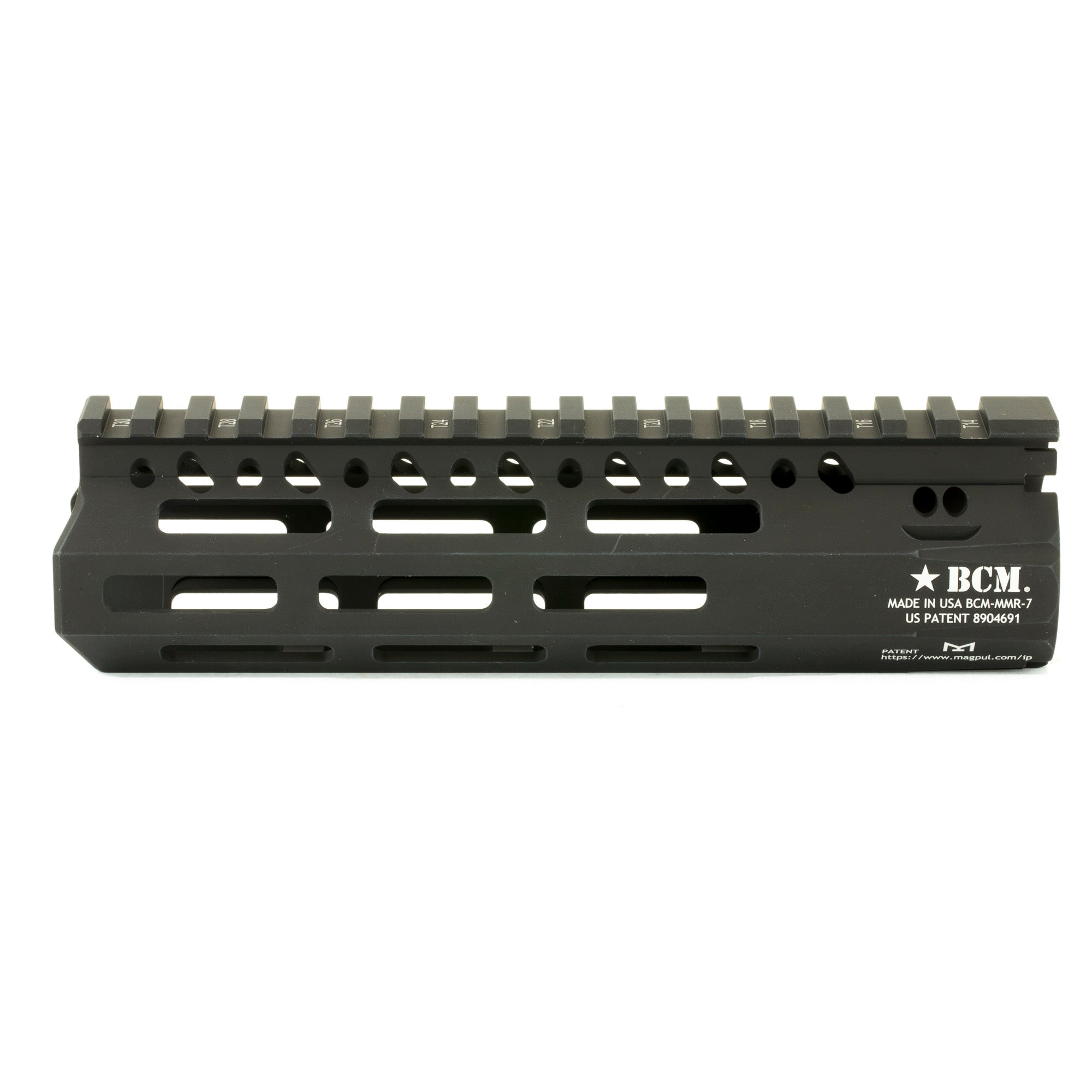 BCM GUNFTR MCMR RAIL 556 7 BLK MLOK - Get Tight Gear
