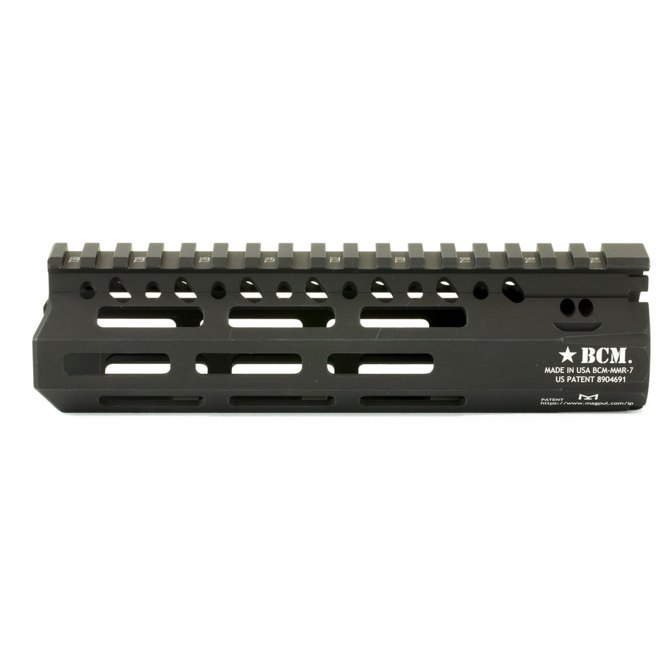 BCM GUNFTR MCMR RAIL 556 7 BLK MLOK - Get Tight Gear