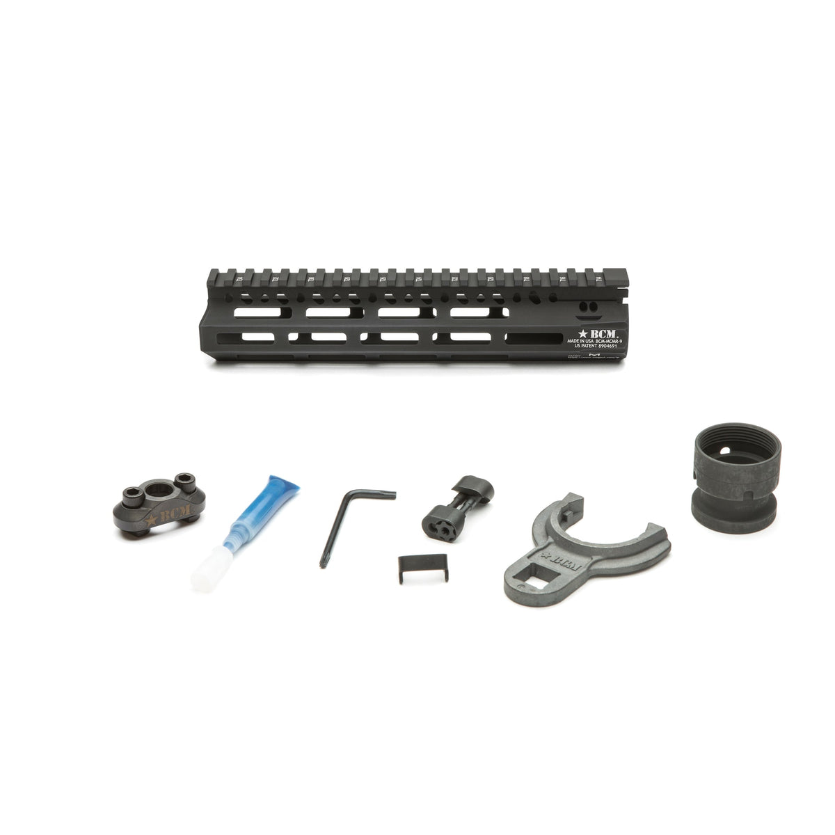 BCM GUNFTR MCMR RAIL 556 9 BLK MLOK - Get Tight Gear