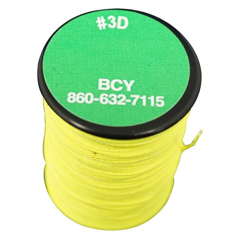BCY 3D End Serving Neon Yellow 120 yds. - Get Tight Gear