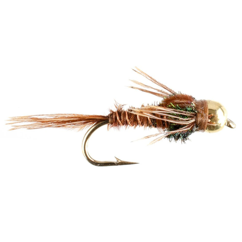 Bead Head Pheasant Tail Nymph 1 Dozen Fly Fishing Flies Size 16 - Get Tight Gear