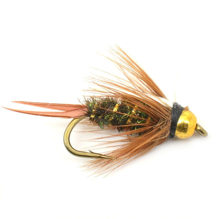 Bead Head Prince Nymph Fly Fishing Flies - Set of 6 Flies Hook Size 12 - Get Tight Gear