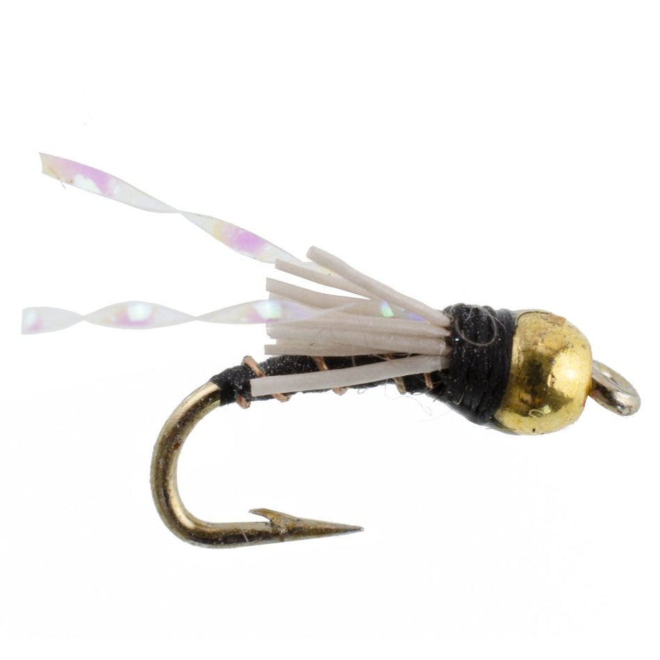 Beadhead Black 3 Dollar Dip Serendipity Wet Fly Fishing Flies - 6 Flies Hook Size 16 - Get Tight Gear