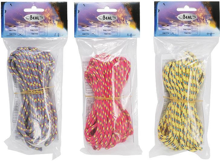 Beal 4 Mm Cut Cord 7 M Assorted - Get Tight Gear