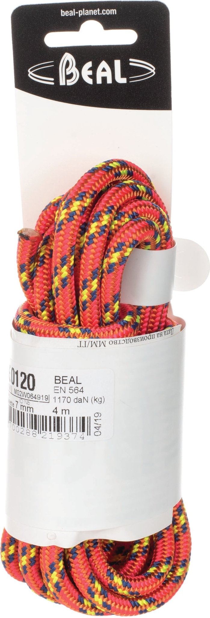 Beal 7 Mm Cut Cord 4 M Assorted - Get Tight Gear