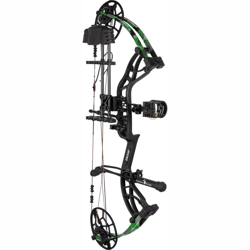 Bear Cruzer G4 RTH Bow Package Black/Fred Bear Electric 70 lbs. RH - Get Tight Gear