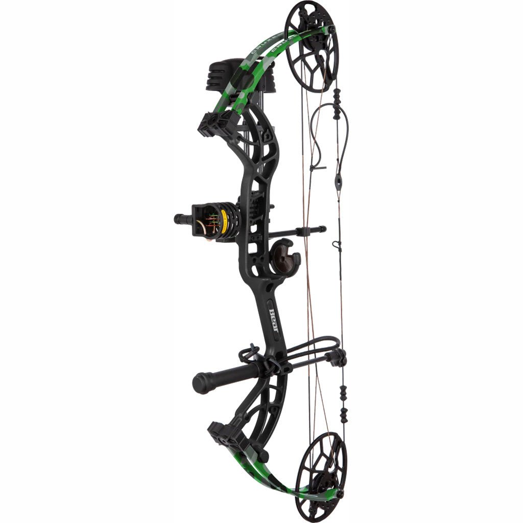 Bear Cruzer G4 RTH Bow Package Black/Fred Bear Electric 70 lbs. RH - Get Tight Gear