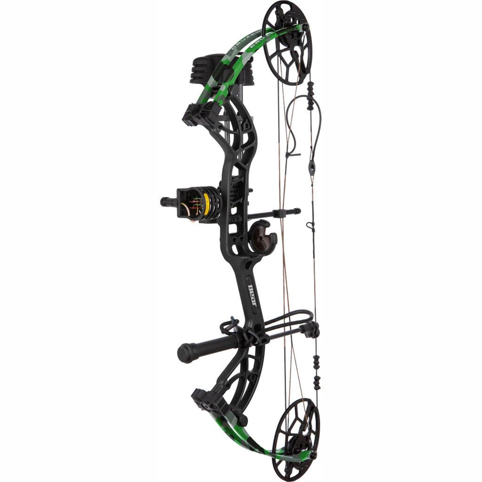 Bear Cruzer G4 RTH Bow Package Black/Fred Bear Electric 70 lbs. RH - Get Tight Gear