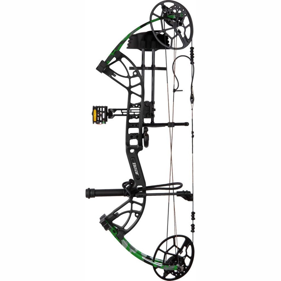 Bear Cruzer G4 RTH Bow Package Black/Fred Bear Electric 70 lbs. RH - Get Tight Gear