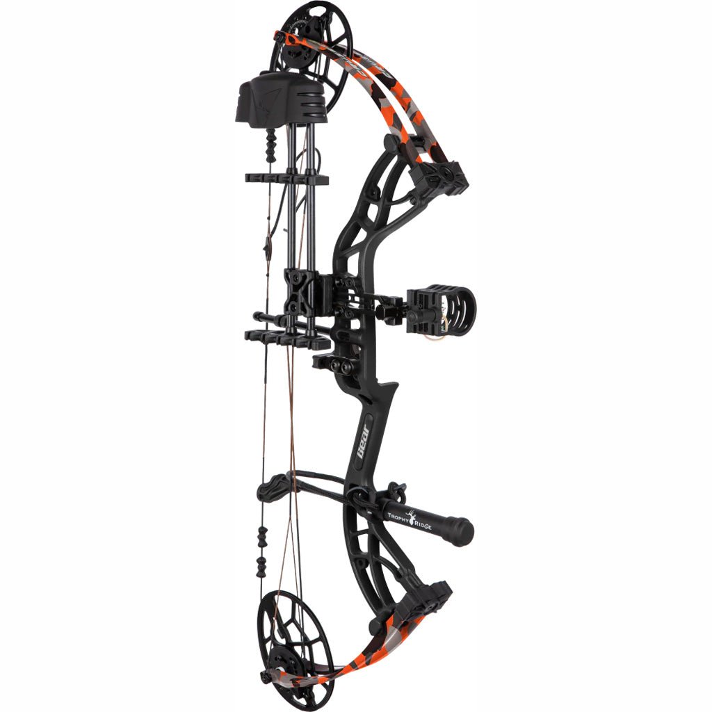 Bear Cruzer G4 RTH Bow Package Black/Fred Bear Fire 70 lbs. RH - Get Tight Gear