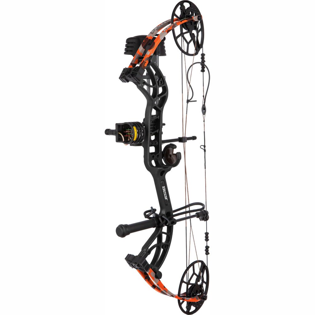 Bear Cruzer G4 RTH Bow Package Black/Fred Bear Fire 70 lbs. RH - Get Tight Gear