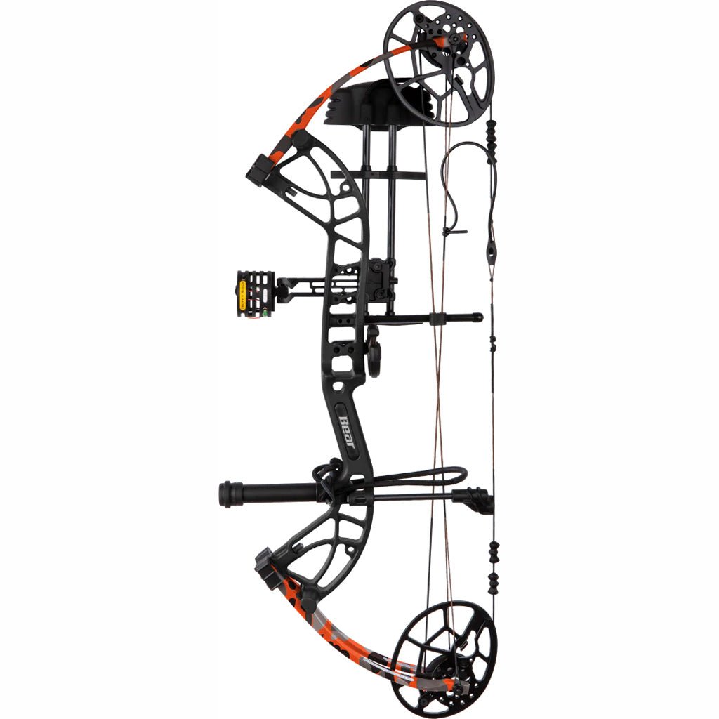 Bear Cruzer G4 RTH Bow Package Black/Fred Bear Fire 70 lbs. RH - Get Tight Gear
