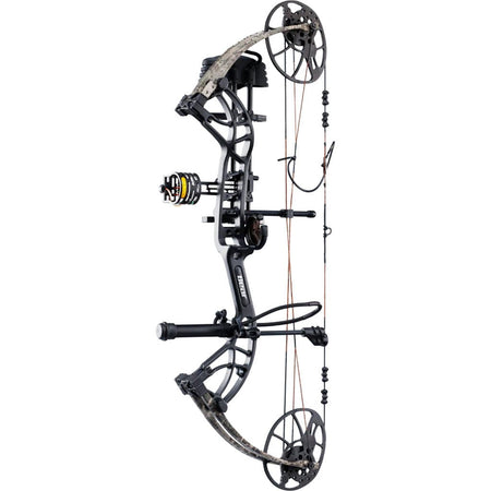 Bear Cruzer G4 RTH Bow Package Black/True Timber Strata 10 - 70 lbs. LH - Get Tight Gear