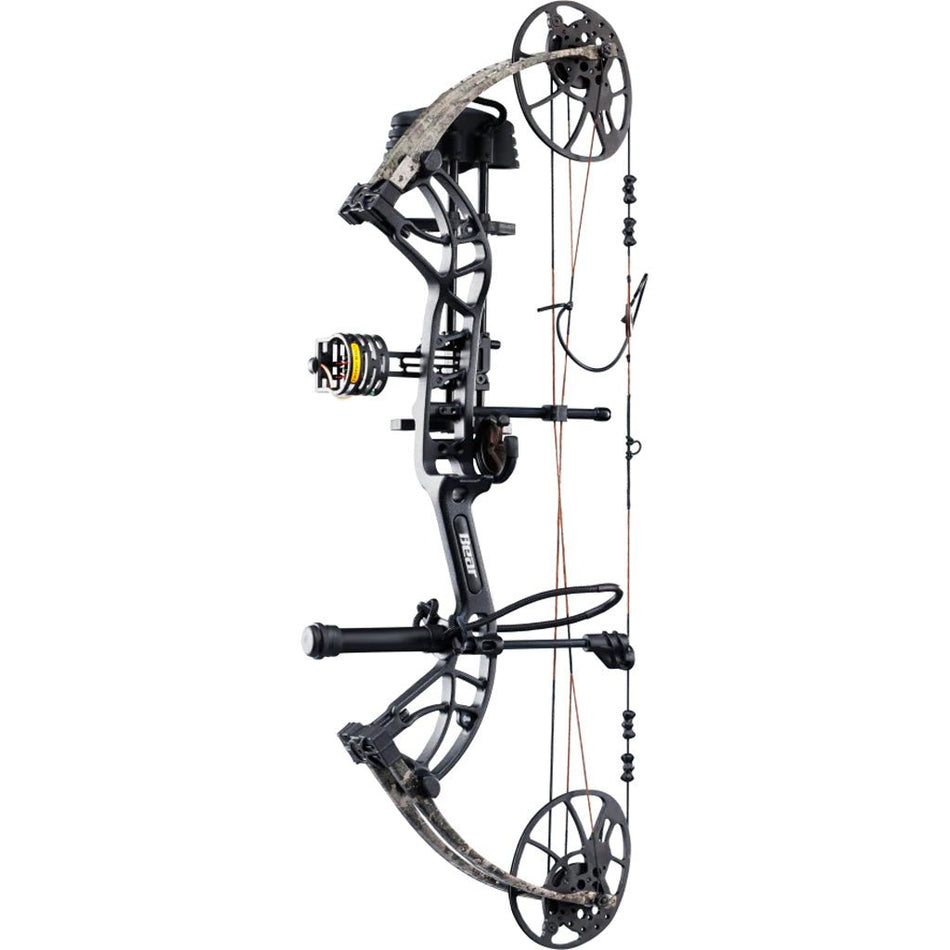 Bear Cruzer G4 RTH Bow Package Black/True Timber Strata 10 - 70 lbs. LH - Get Tight Gear