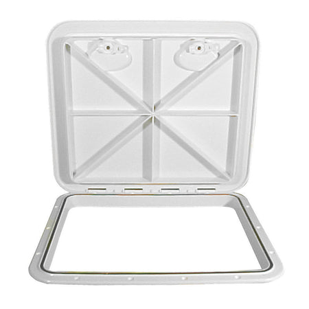 Beckson 18x21 Rectangular Hatch - White - ASA Material Acrylonitrile Styrene Acrylate - Get Tight Gear