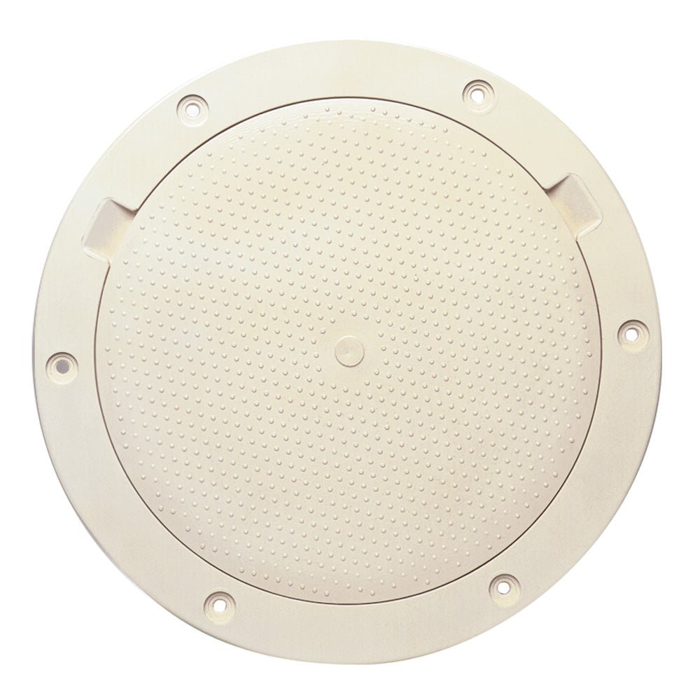Beckson 8" Non - Skid Pry - Out Deck Plate - Beige - Get Tight Gear