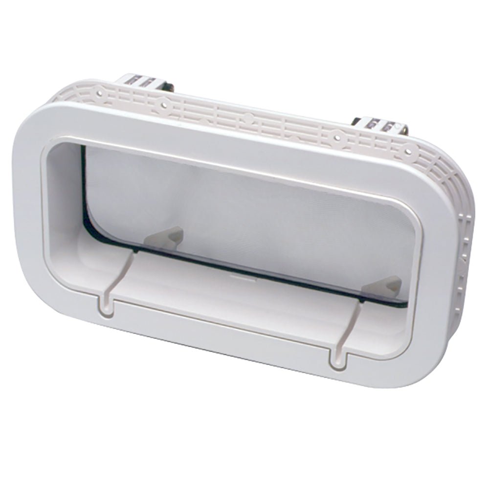 Beckson Drain Port - 4" x 14" x 1" - Depth - White/Clear - Get Tight Gear