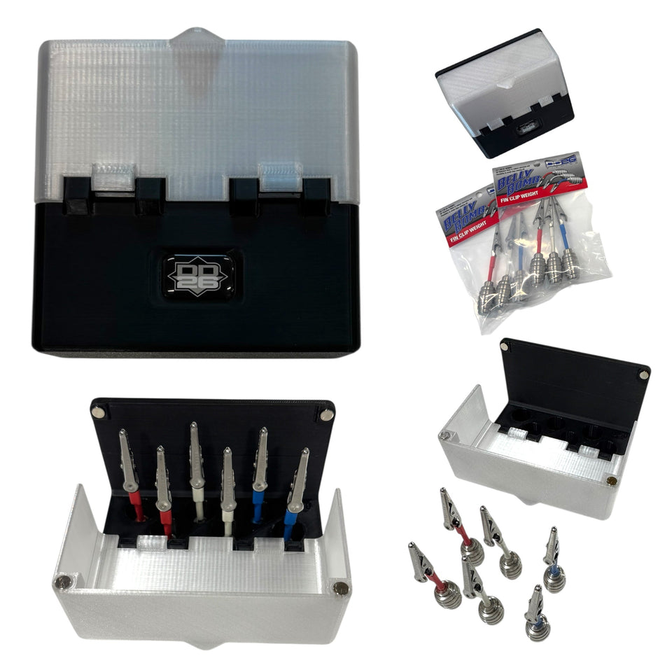 Belly Bomb Fin Clip Caddy (Case only) - Get Tight Gear