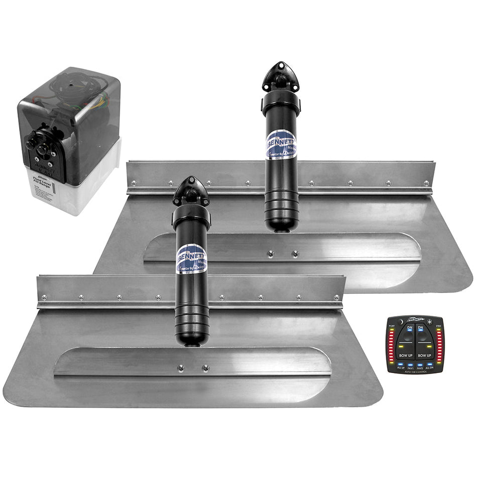 Bennett 1812ATP 18 x 12 Hydraulic Trim Tabs with ATP - Get Tight Gear