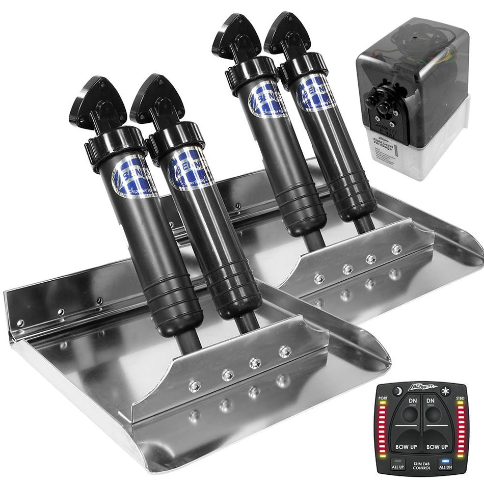 Bennett Marine 12x12 Sport Tab System w/One Box Indication - Get Tight Gear