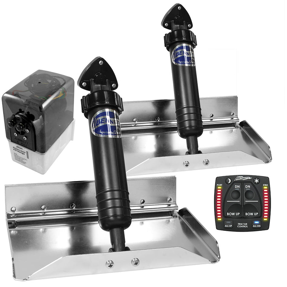 Bennett Marine 12x9 Sport Tab System w/One Box Indication - Get Tight Gear
