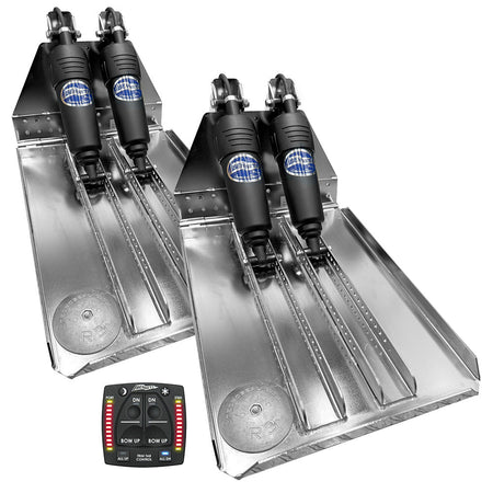 Bennett Marine BOLT 14x20 Dual Electric Trim Tab System w/One Box Indication Unit - Get Tight Gear