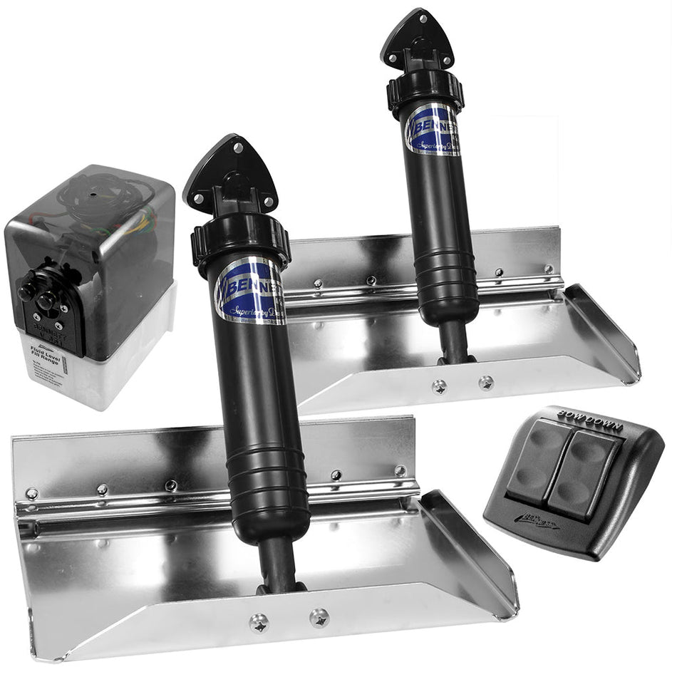 Bennett Trim Tab 12" x 9" Sport Tab System - Get Tight Gear
