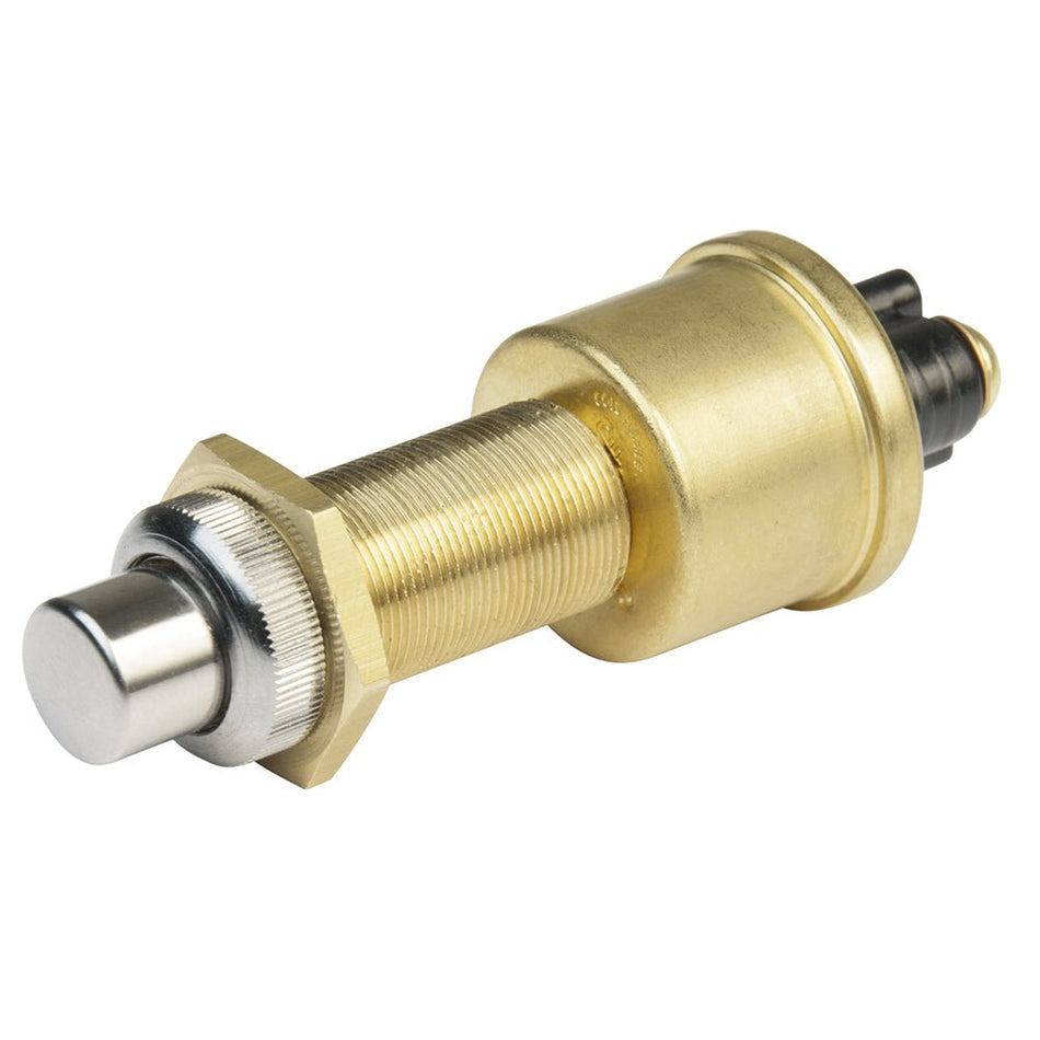 BEP 2 - Position SPST Heavy - Duty Push Button Switch - OFF/(ON) - 35 Amp - Get Tight Gear