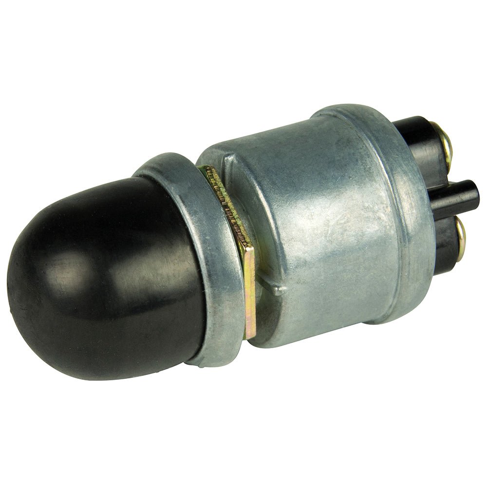BEP 2 - Position SPST Heavy - Duty Push Button Switch w/Cover - OFF/(ON) - 35 Amp - Get Tight Gear