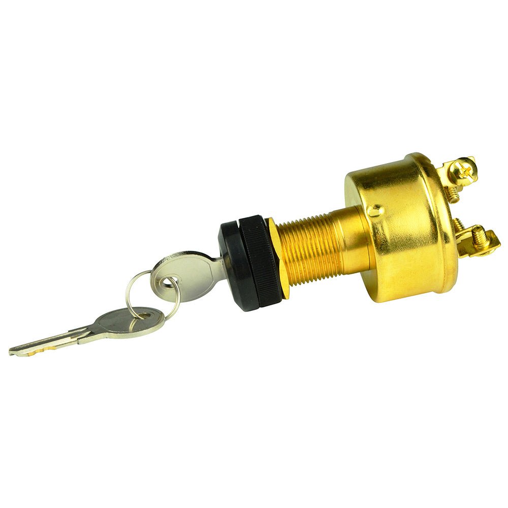 BEP 4 - Position Brass Ignition Switch - Accessory/OFF/Ignition & Accessory/Start - Get Tight Gear