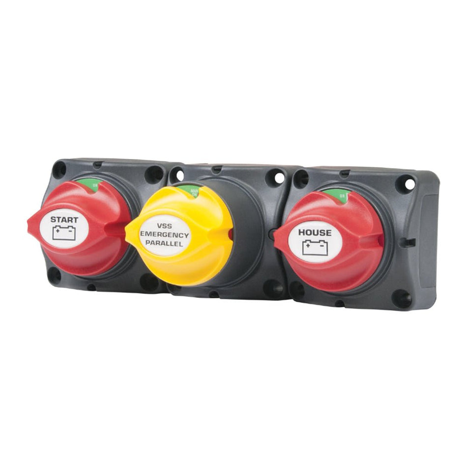 BEP Battery Distribution Cluster f/Single Engine w/Two Battery Banks w/Motorized VSR - Get Tight Gear
