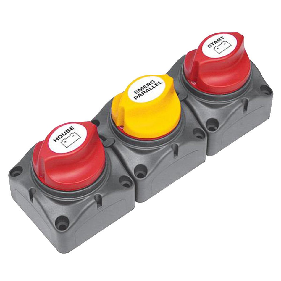 BEP Battery Distribution Cluster f/Single Engine w/Two Dedicated Battery Banks - Horizontal Mounting - Get Tight Gear
