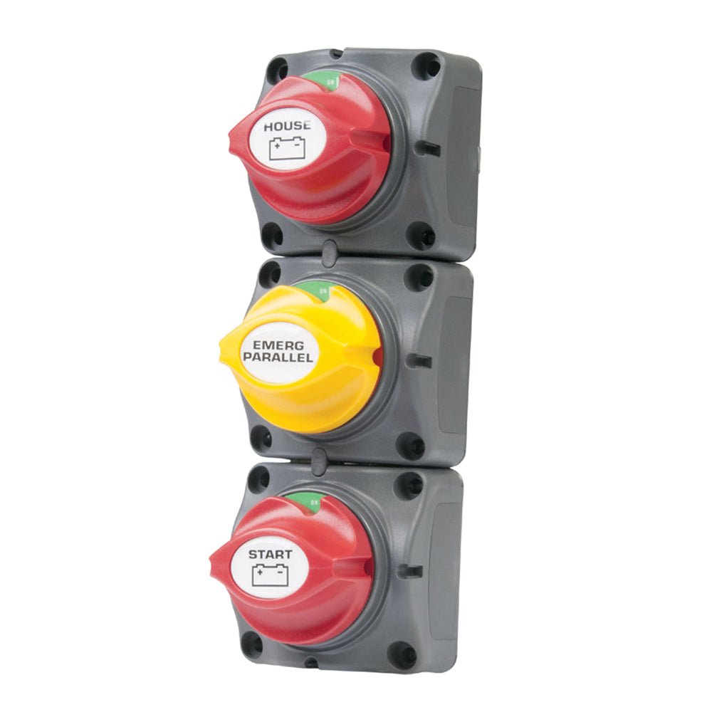 BEP Battery Distribution Cluster f/Single Engine w/Two Dedicated Battery Banks - Vertical Mount - Get Tight Gear