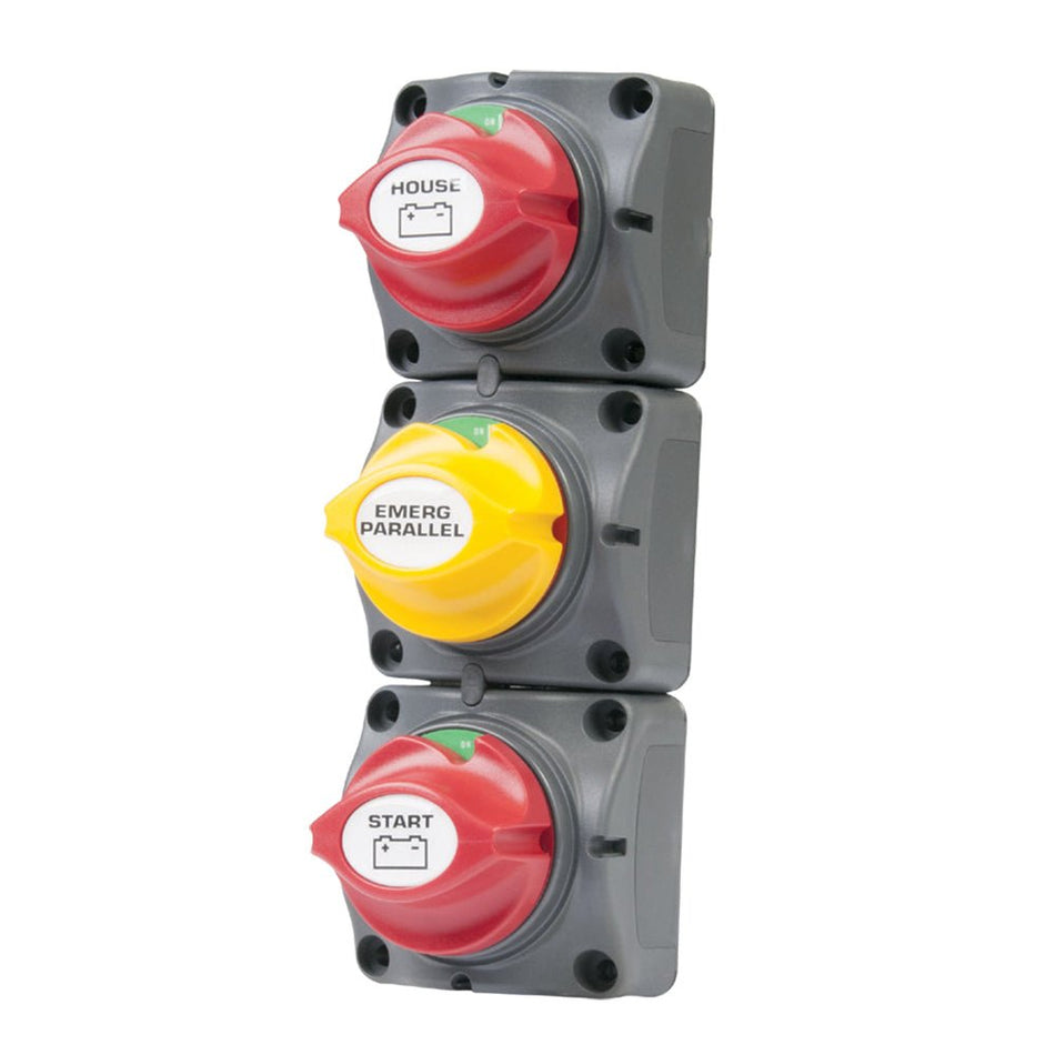 BEP Battery Distribution Cluster f/Single Engine w/Two Dedicated Battery Banks - Vertical Mount - Get Tight Gear