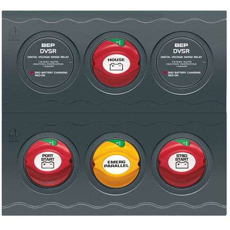 BEP Battery Management Contour Connect Panel f/Twin Engines w/VSR's - Get Tight Gear