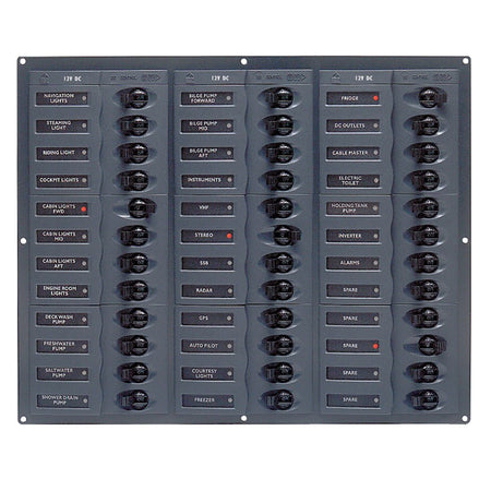 BEP Circuit Breaker Panel - 36 - Way - Get Tight Gear