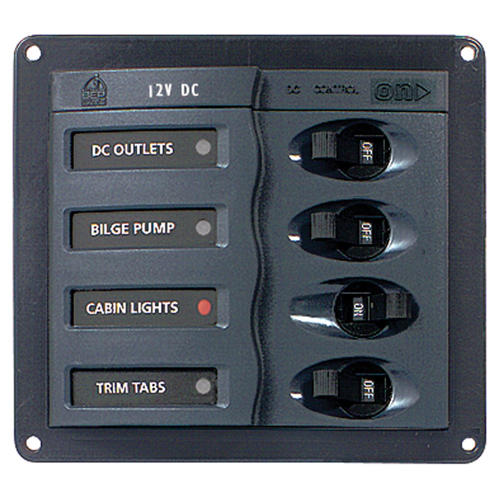 BEP Circuit Breaker Panel - 4 - Way - Get Tight Gear
