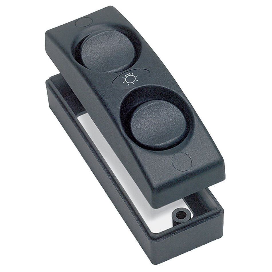 BEP Contour 1100 Series Double Interior Switch - On/Off - Black - Get Tight Gear