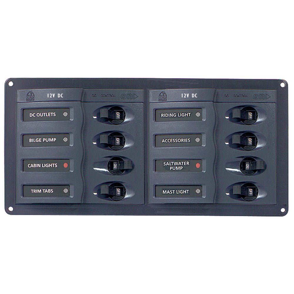 BEP DC Panel - 8 - Way - Horizontal - Get Tight Gear
