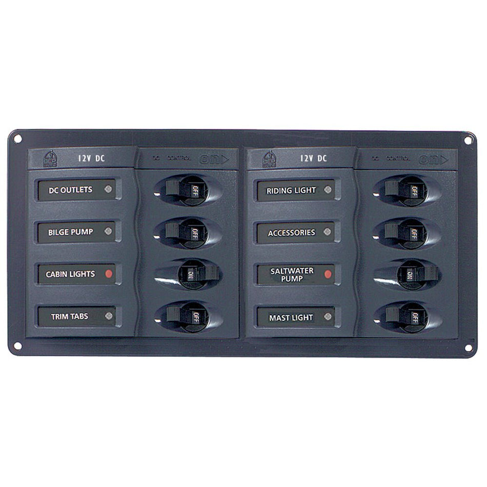 BEP DC Panel - 8 - Way - Horizontal - Get Tight Gear