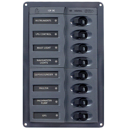 BEP DC Panel - 8 - Way - Vertical - Get Tight Gear