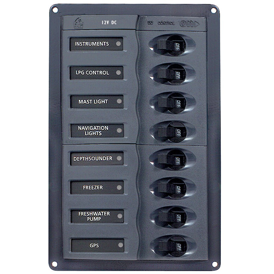 BEP DC Panel - 8 - Way - Vertical - Get Tight Gear