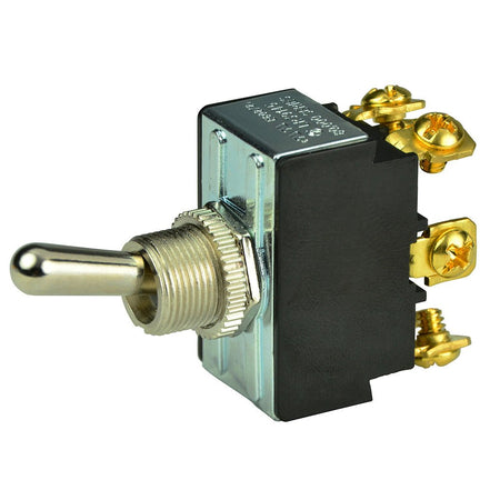 BEP DPDT Chrome Plated Toggle Switch - ON/OFF/ON - Get Tight Gear