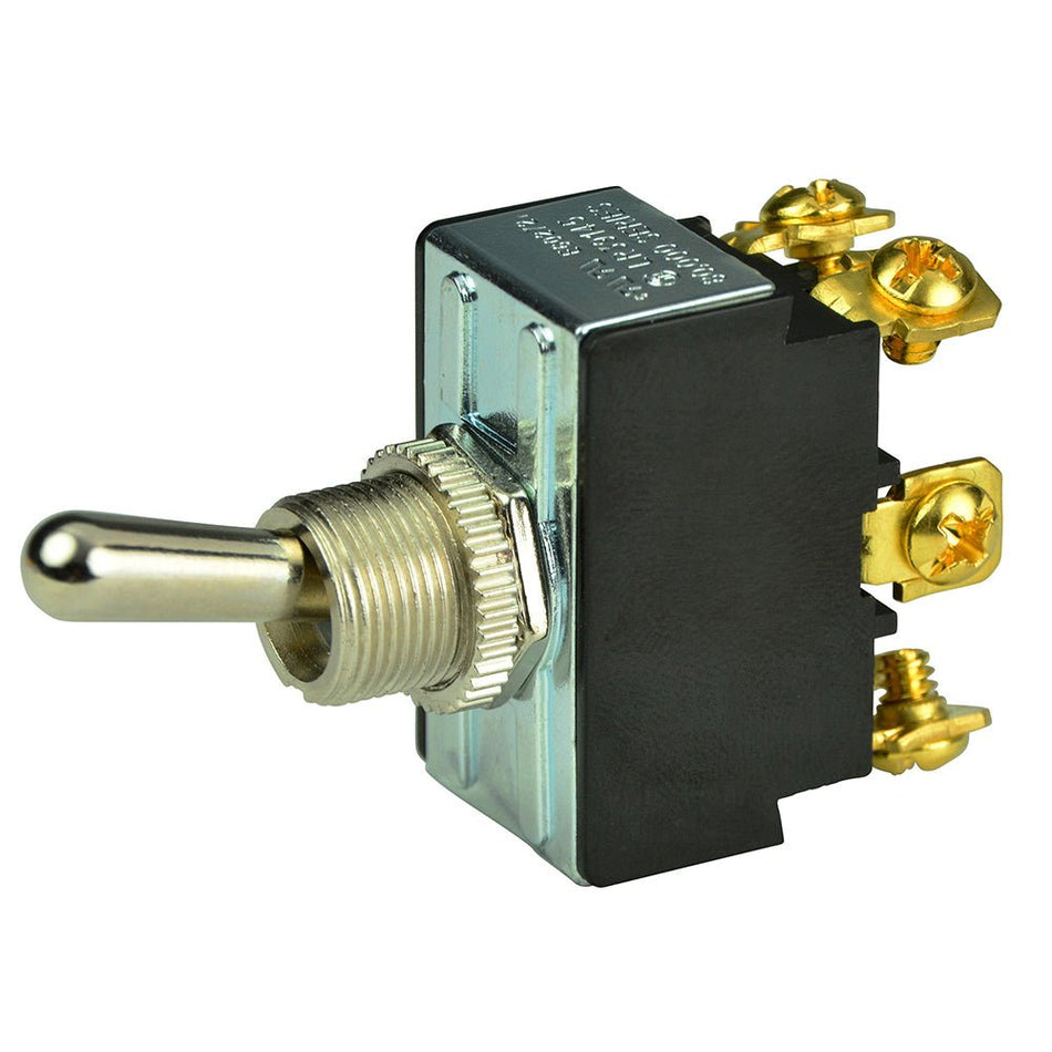 BEP DPDT Chrome Plated Toggle Switch - ON/OFF/ON - Get Tight Gear