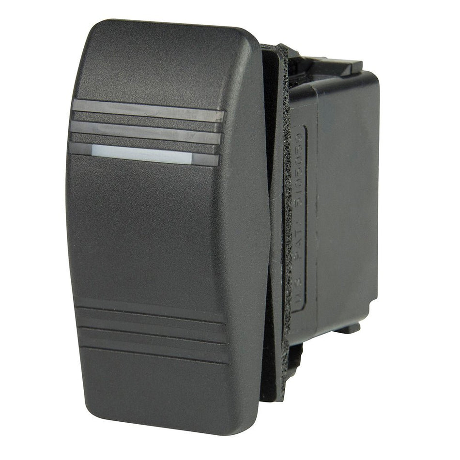 BEP DPDT Contura Switch - 1 - Amber LED - ON/OFF/(ON) - Get Tight Gear