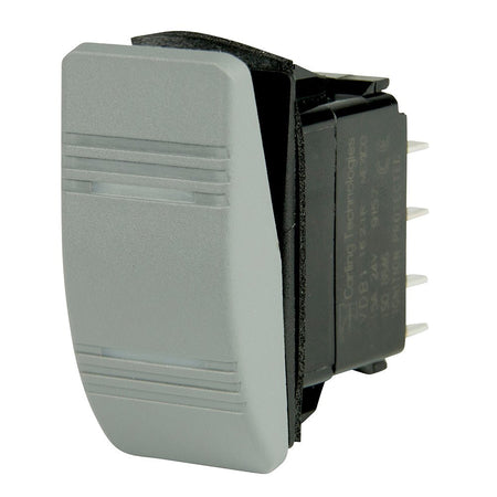 BEP DPDT Contura Switch - 2 - Amber LEDs - Gray - ON/ON - Get Tight Gear