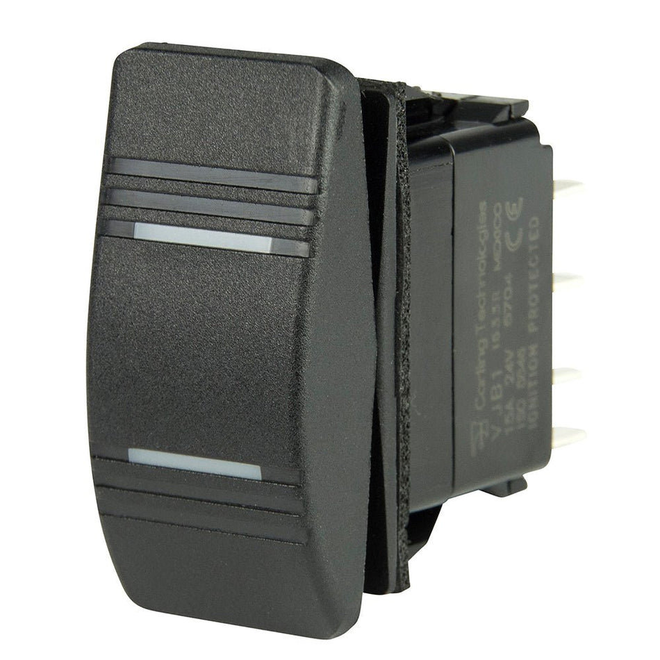 BEP DPDT Contura Switch - 2 - Amber LEDs - ON/OFF/ON - Get Tight Gear